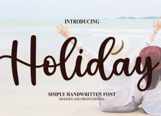 Holiday Script Font