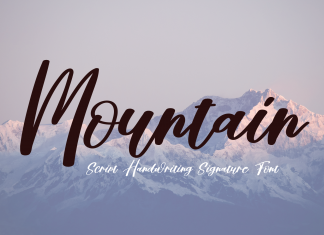 Mountain Script Typeface