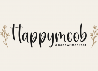 Happymoob Script Font