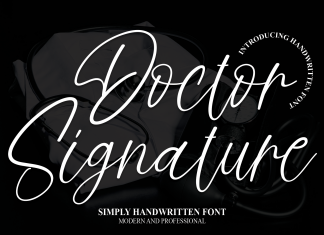 Doctor Signature Script Font