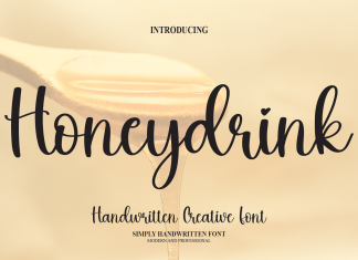 Honeydrink Script Font