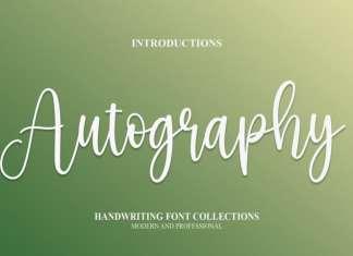 Autography Script Typeface