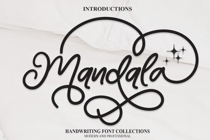 Mandala Script Typeface