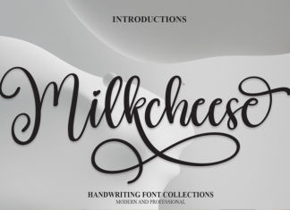 Milkcheese Script Font