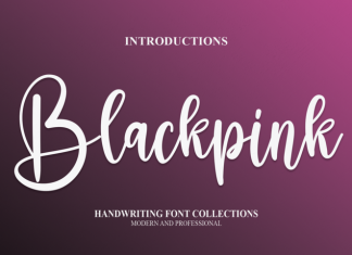 Blackpink Script Font