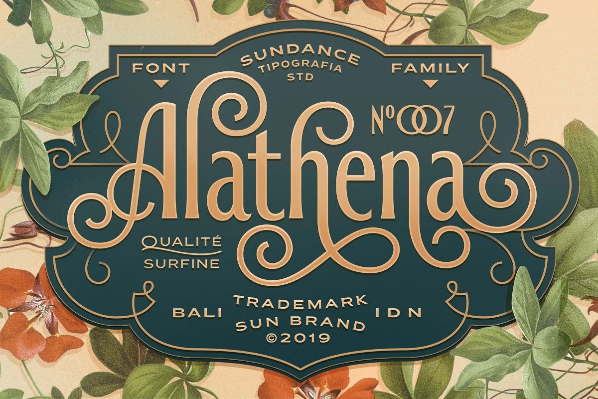 Alathena Serif Font