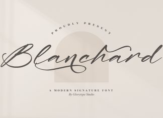 Blanchard Script Font