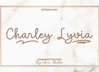 Charley Lyvia Handwritten Font
