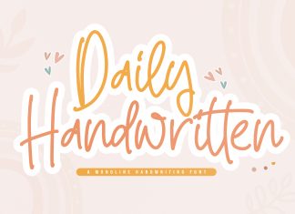 Daily Handwritten Script Font