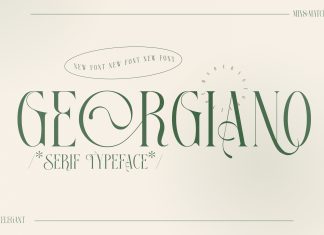 GEORGIANO Serif Font