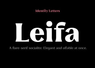Leifa Serif Font