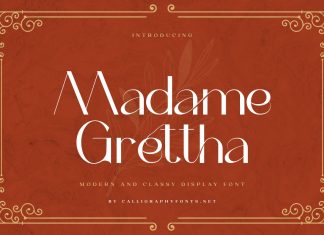 Madame Grettha Sans Serif Font