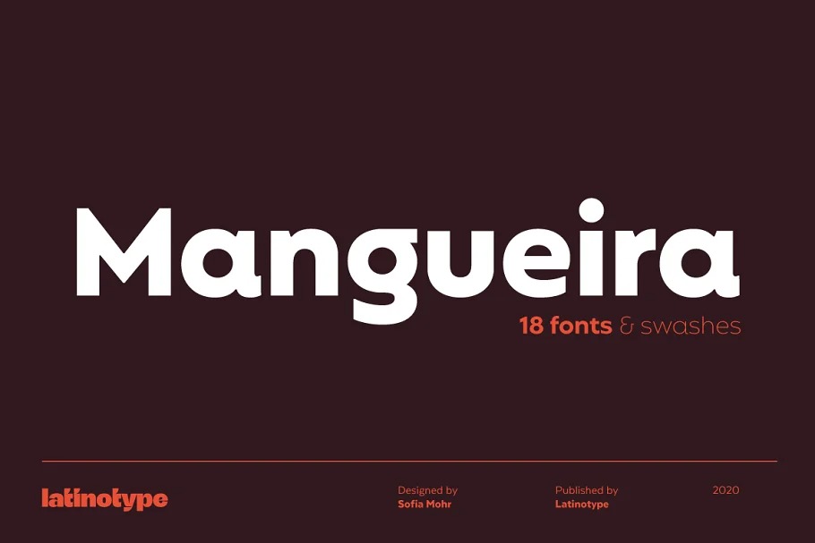 Mangueira Sans Serif Font