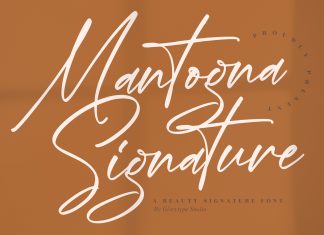 Mantogna Signature Script Font