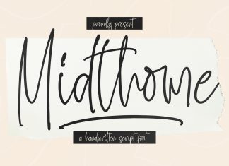 Midthome Script Font