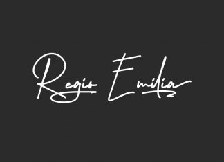Regio Emilia Handwritten Font