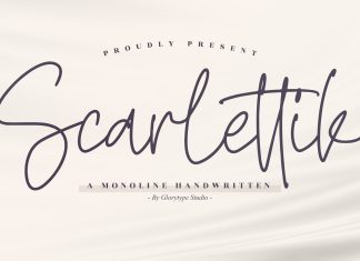 Scarlettik Script Font