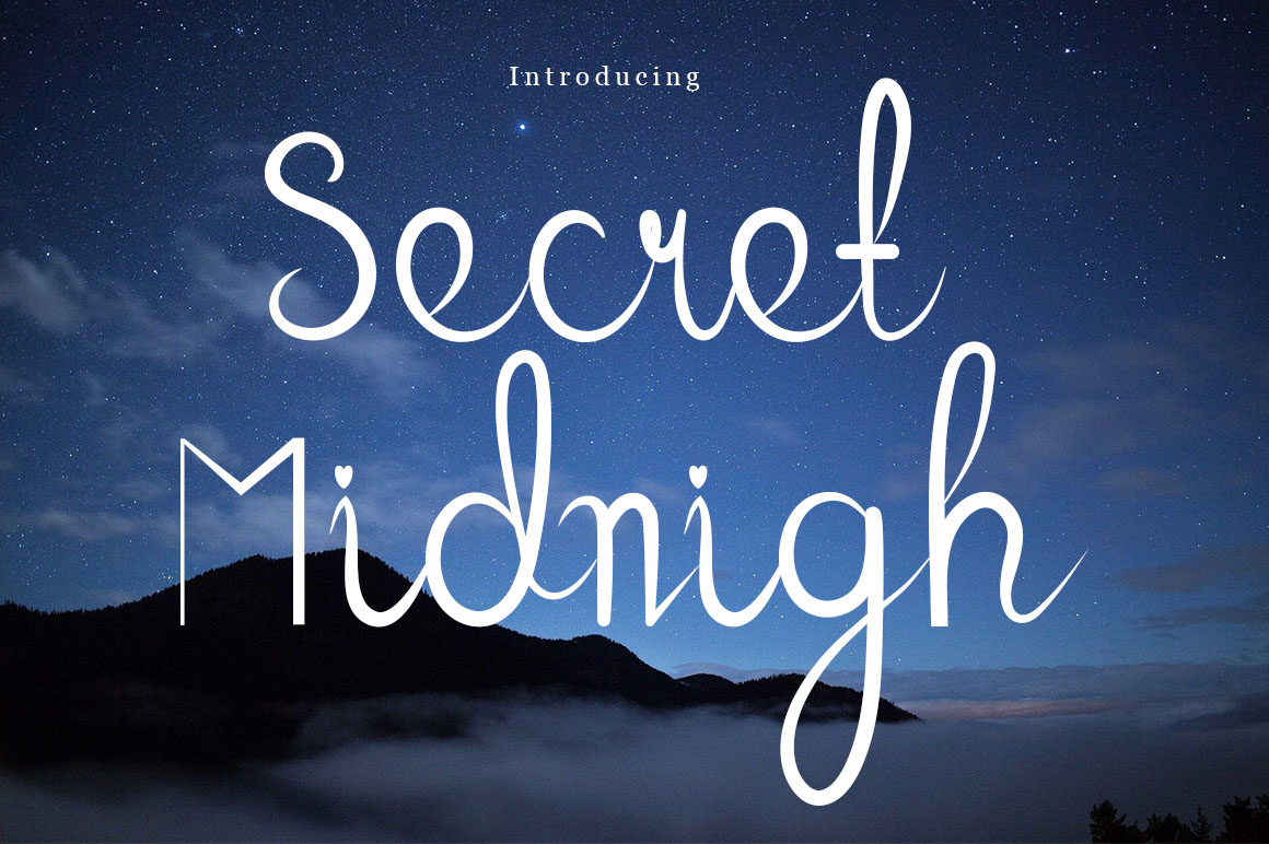 Secret Midnigh Script Font
