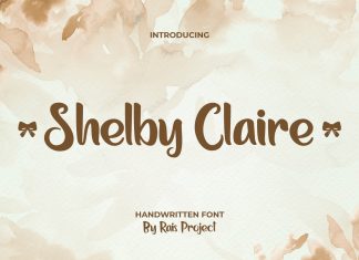 Shelby Claire Script Font