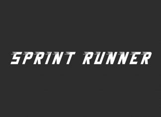 Sprint Runner Display Font