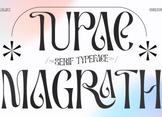 TUPAC MAGRATH Display Font
