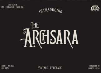 Archsara Display Font