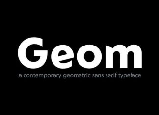 Geom Sans Serif Font