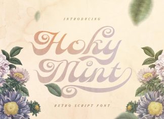 Hoky Mint Script Font