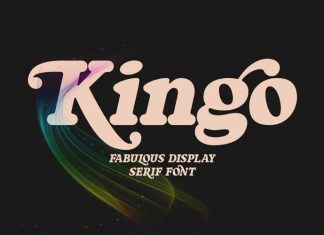 Kingo Serif Font