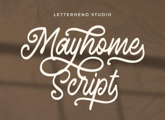 Mayhome Script Font