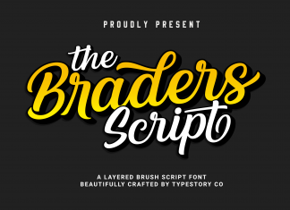 Braders Script Font