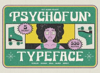 Psychofun Display Font