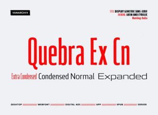 Quebra Ex Cn Sans Serif Font