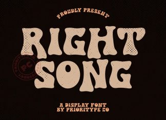 Right Song Display Font