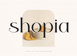 Shopia Serif Font 