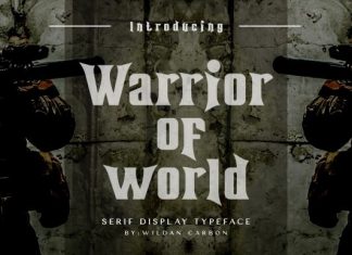 Warrior of World Display Font