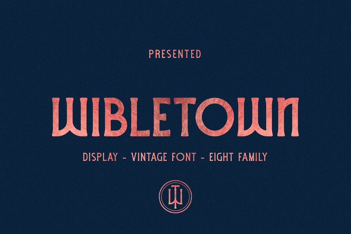New Free Display Fonts – WIBLETOWN Font – Download Now