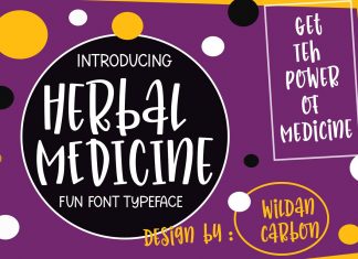Herbal Medicine Display Font