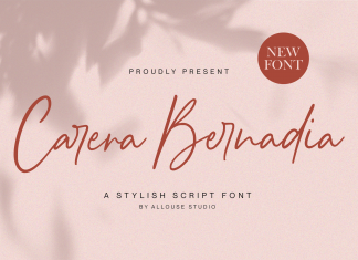 Carera Bernadia Script Font