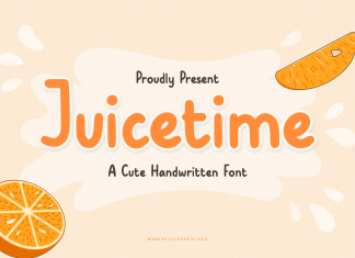 Juicetime Display Font