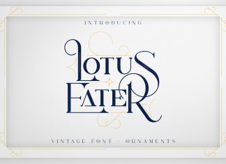  Lotus Eater Serif Font
