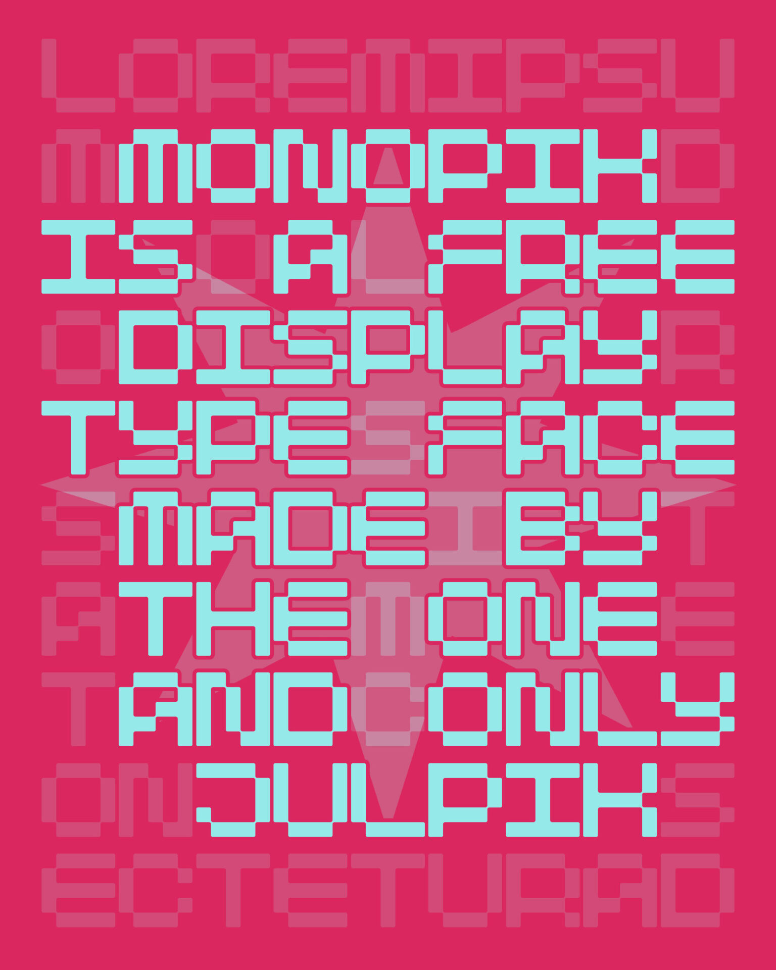 Monopik Font preview image 2