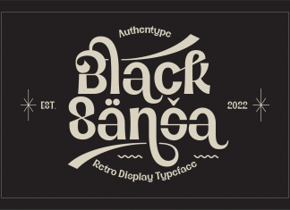 Black Sansa Sans Serif Font
