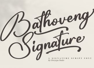 Bathoveng Signature Script Font