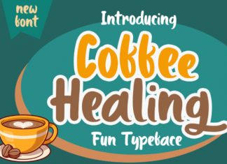 Coffee Healing Display Font