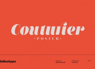 Couturier Poster Serif Font
