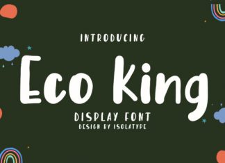 Eco King Display Font