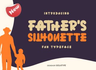 Father’s Silhouette Display Font