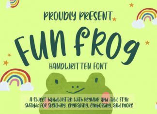Fun Frog Display Font