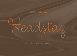 Headstay Script Font